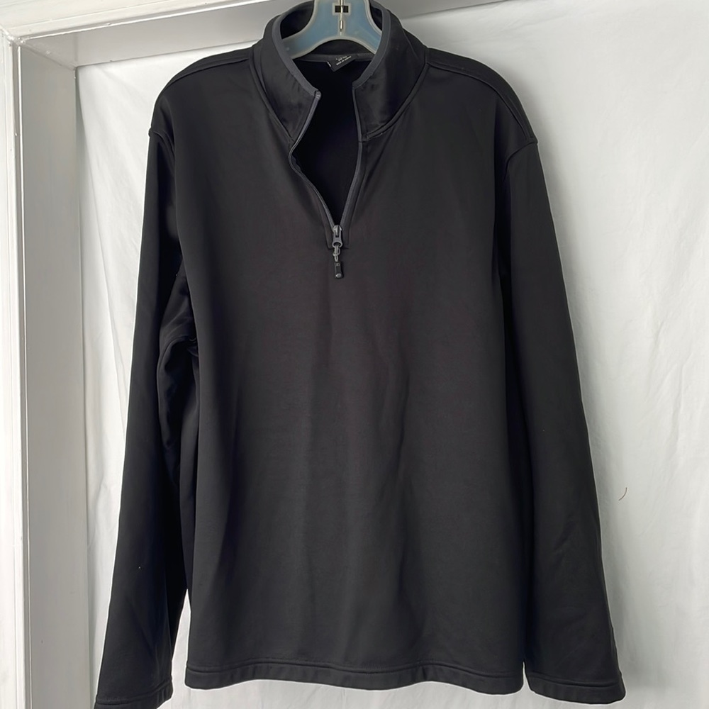 Excellent condition starters sweatshirt with a zipper at the neck XL Black